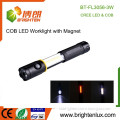 High Power 3w Cree Aluminum Metal 3 in1 Multi-functional Portable Flexible Extending Magnetic Base COB led Work Light Flashlight